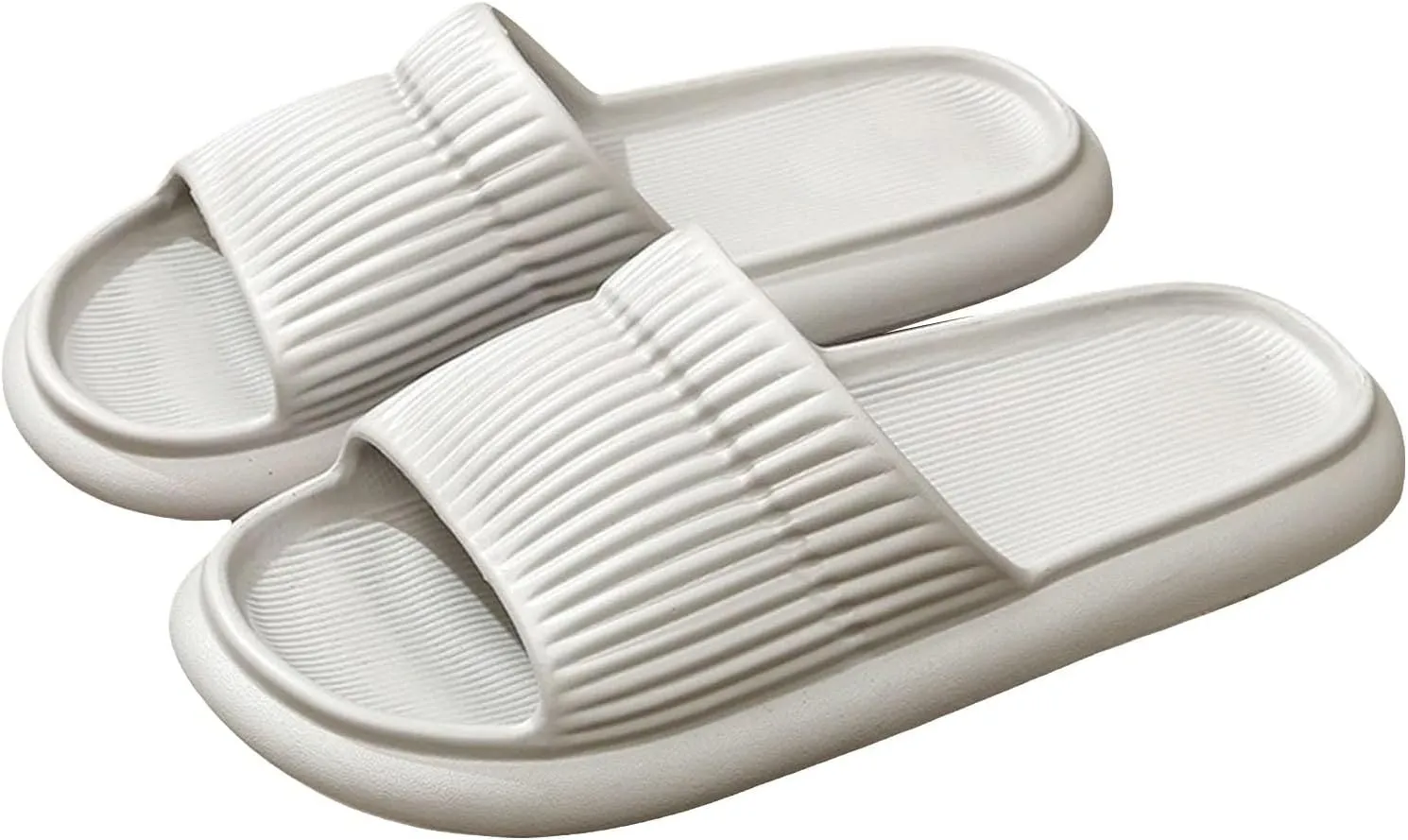 Cloud Slides Slippers with Arch Support for Women Non Slip Quick Drying Bathroom Slippers for Women Men