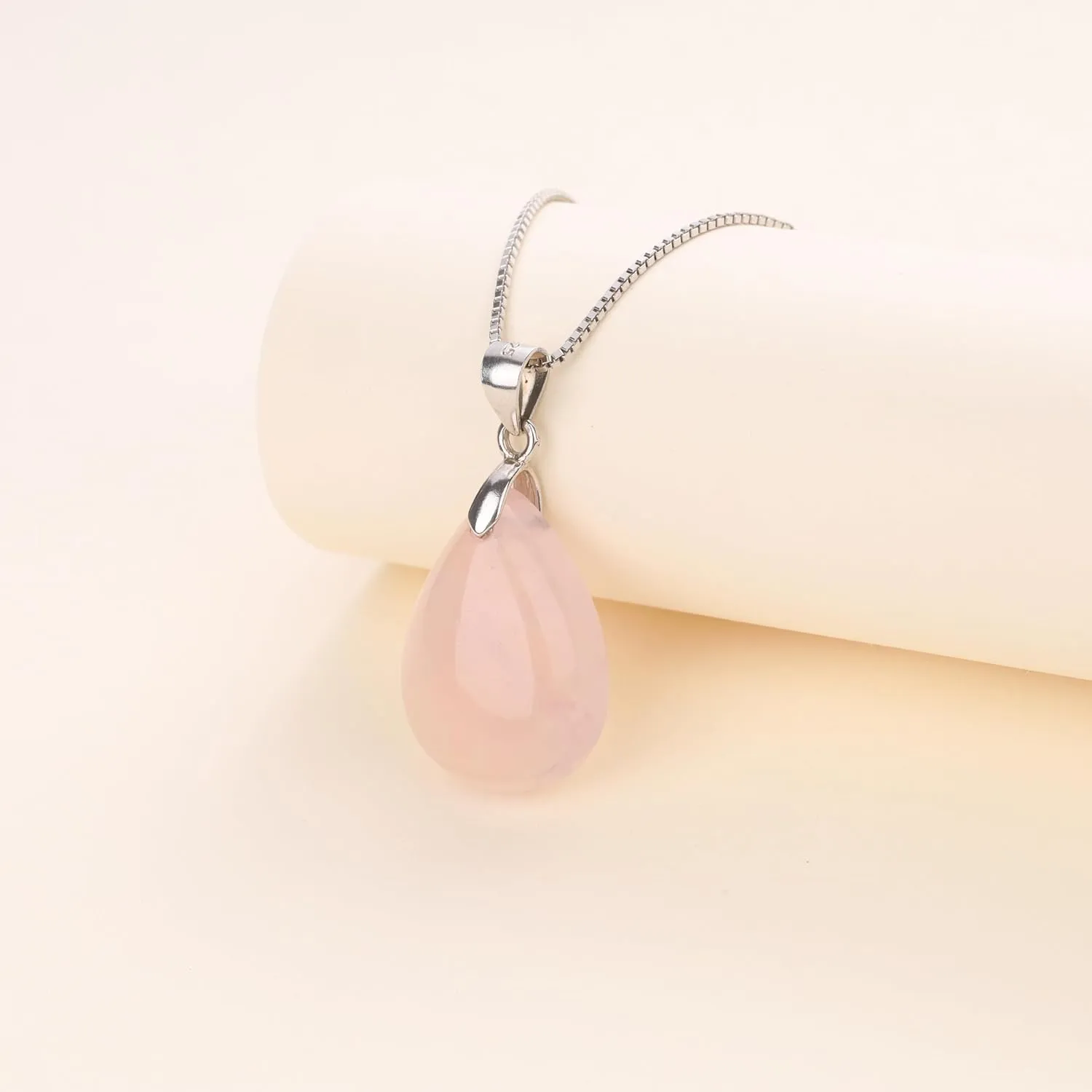 COAI 925 Sterling Silver Teardrop Crystal Necklace for Women, Teardrop Pendant for Women