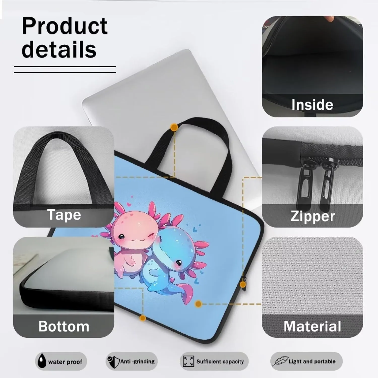 Computer Bags for Laptops for Women Men Laptop Bags Laptop Protective Case Casual Briefcase Handbags Work Bags