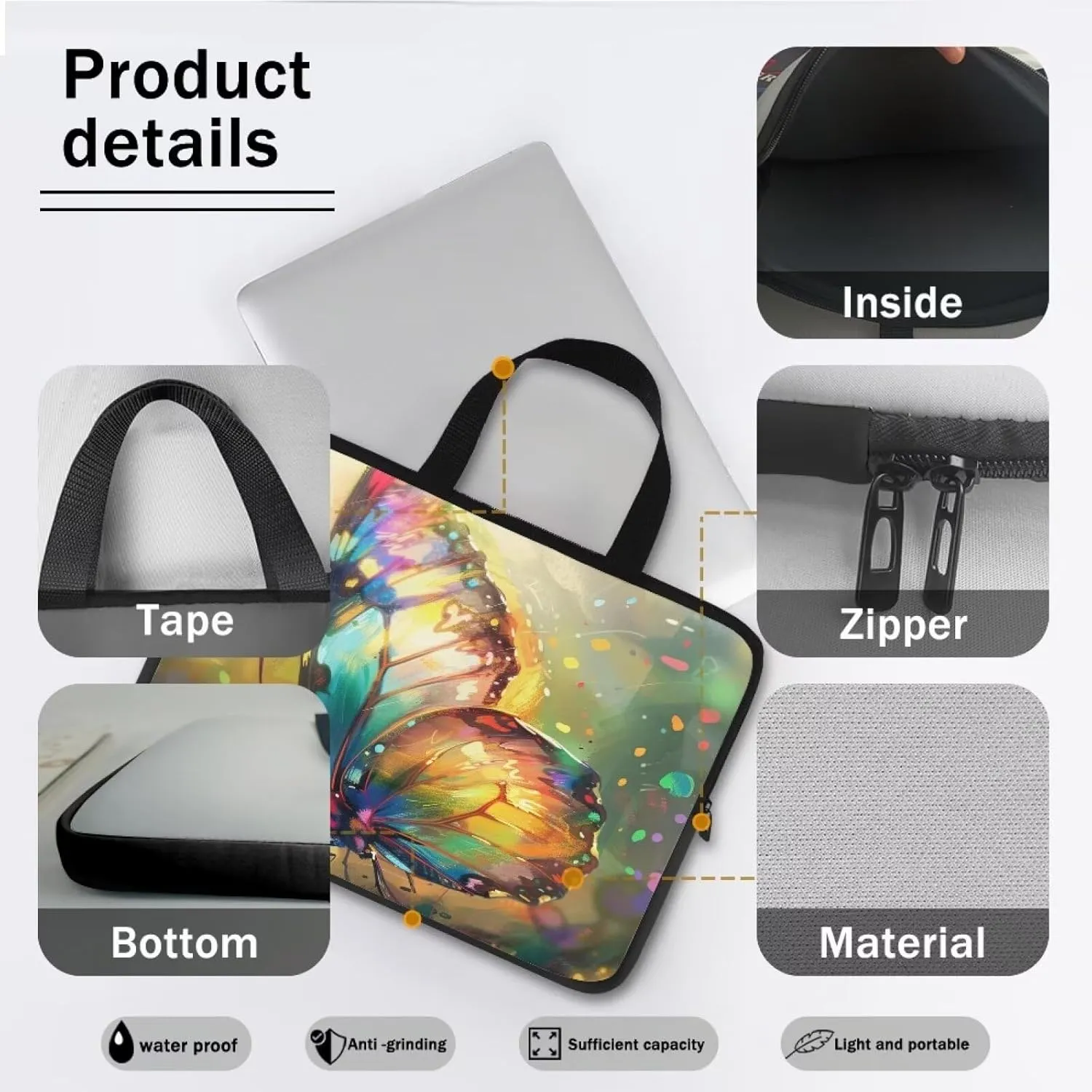 Computer Bags for Laptops for Women Men Laptop Bags Laptop Protective Case Casual Briefcase Handbags Work Bags