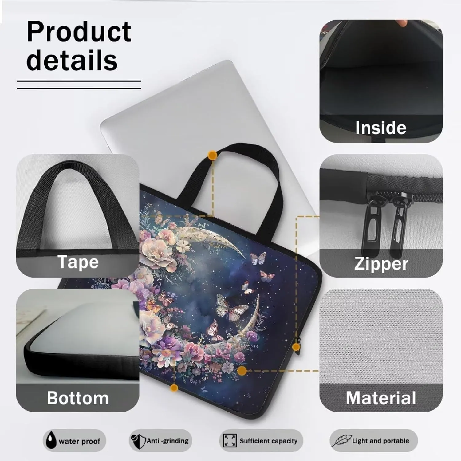 Computer Bags for Laptops for Women Men Laptop Bags Laptop Protective Case Casual Briefcase Handbags Work Bags