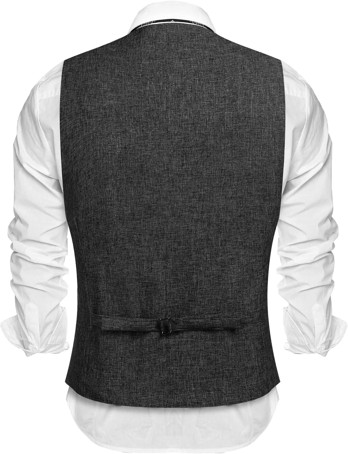 COOFANDY Men's Casual Business Vests Lightweight Waistcoat Slim Fit Suit Vest