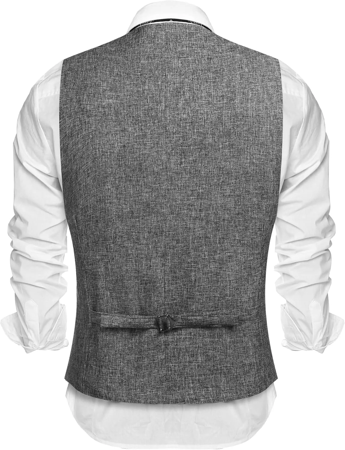COOFANDY Men's Casual Business Vests Lightweight Waistcoat Slim Fit Suit Vest