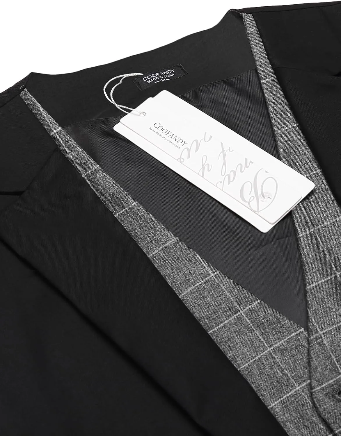 COOFANDY Men's Layered Suit Vest Business Dress Vests Formal Wedding Waistcoat Slim Fit