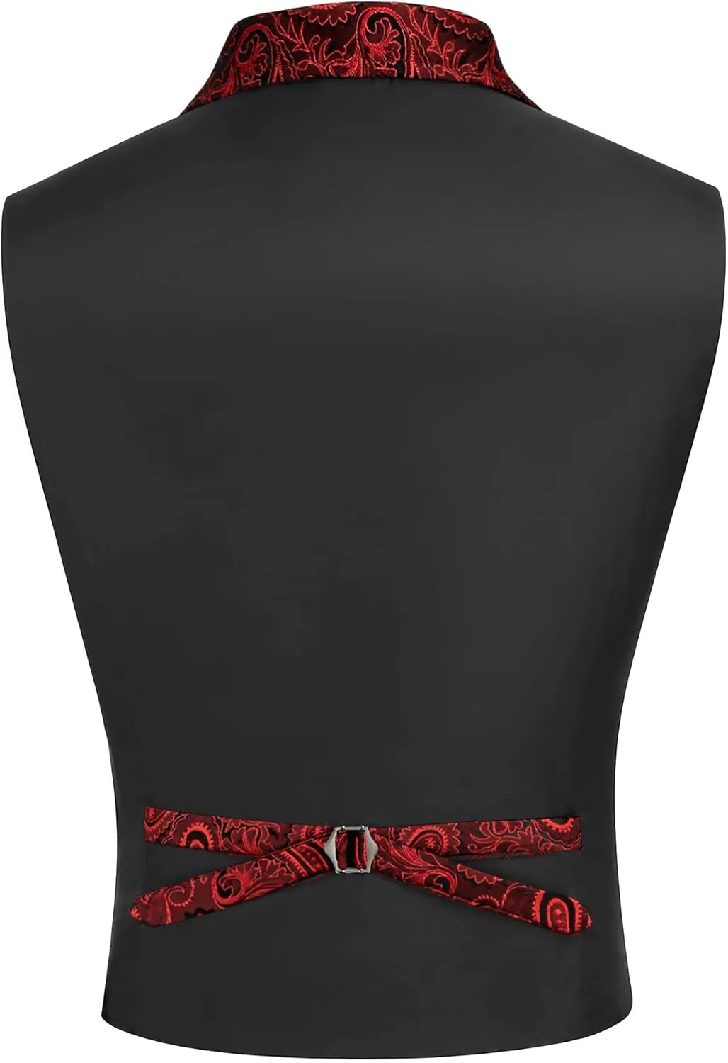 COOFANDY Mens Suit Vest Paisley Floral Victorian Vests Gothic Steampunk Formal Waistcoat Tuxedo Vests with Notched Lapels
