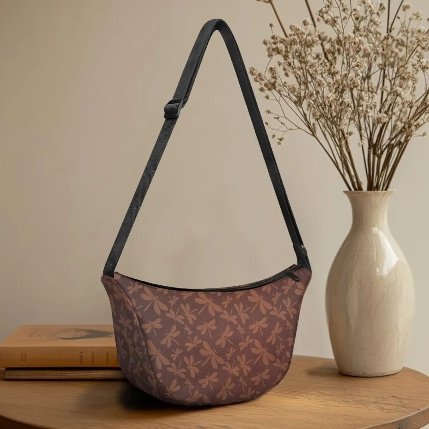 Crescent Cross-body Bags Lightweight and Soft Shoulder Bag Purse Small Dumpling Hobo Bag Fashion Handbags