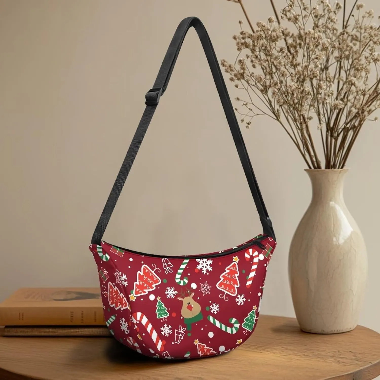 Crescent Cross-body Bags Lightweight and Soft Shoulder Bag Purse Small Dumpling Hobo Bag Fashion Handbags