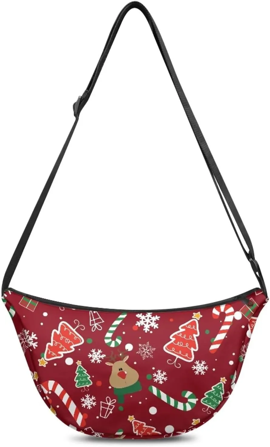 Crescent Cross-body Bags Lightweight and Soft Shoulder Bag Purse Small Dumpling Hobo Bag Fashion Handbags