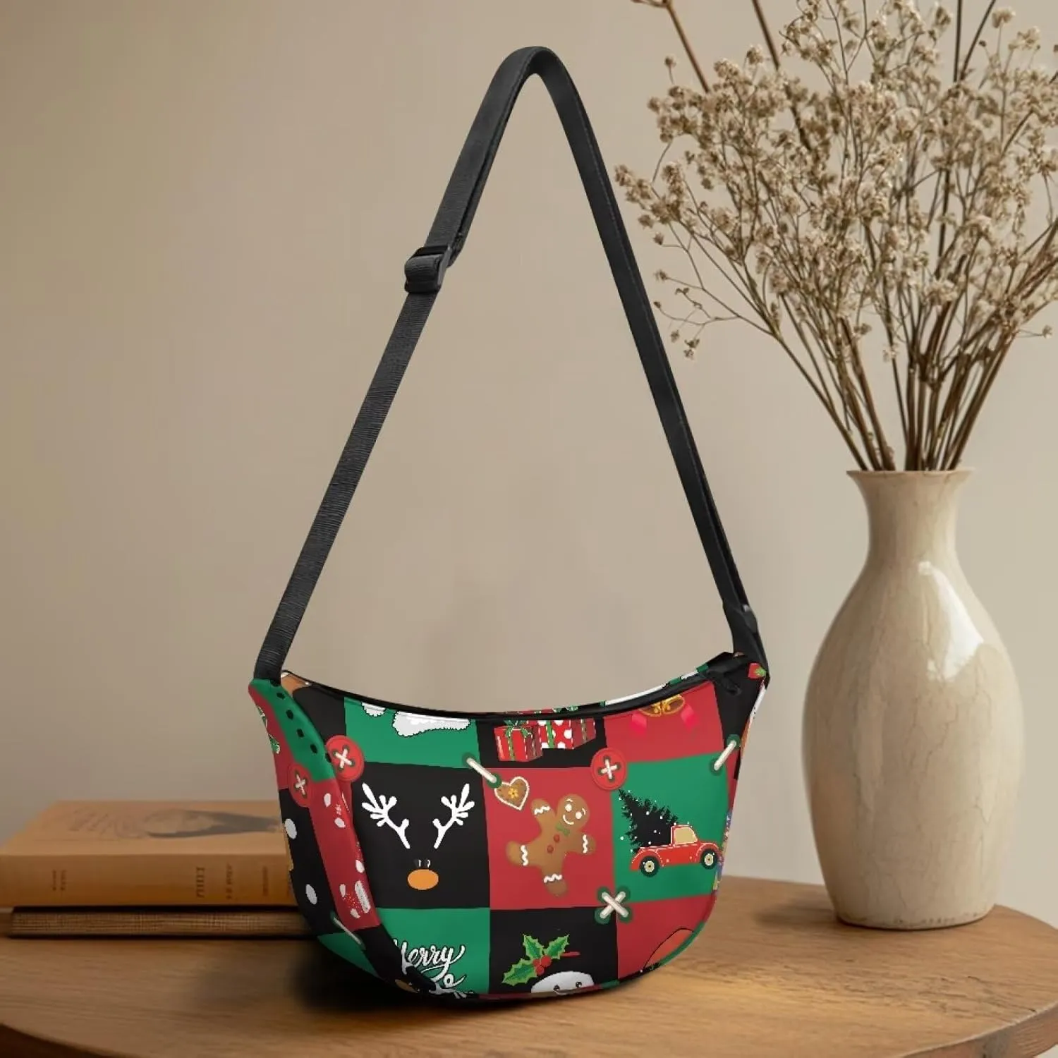 Crescent Cross-body Bags Lightweight and Soft Shoulder Bag Purse Small Dumpling Hobo Bag Fashion Handbags