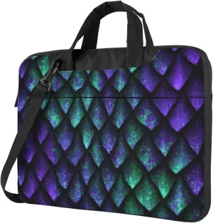 Dragon Scales Durable 13-15.6 Inch Laptop Bag For Man And Women, Computer Messenger Bag, Trendy Shoulder Strap Design
