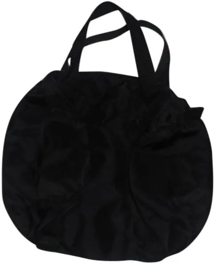 Duffle Bag Small Nylon 11 Inch width, Perfect for Work, Camping, Beach; Water Resistant Made In USA. (Black)