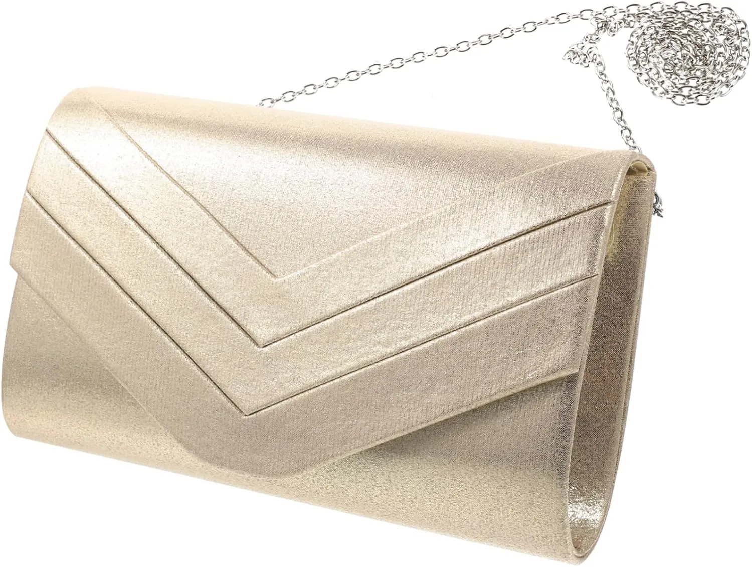 Elegant Evening Bag Clutch Gold Velvet Woman Bag Compact and Lipstick Holder for