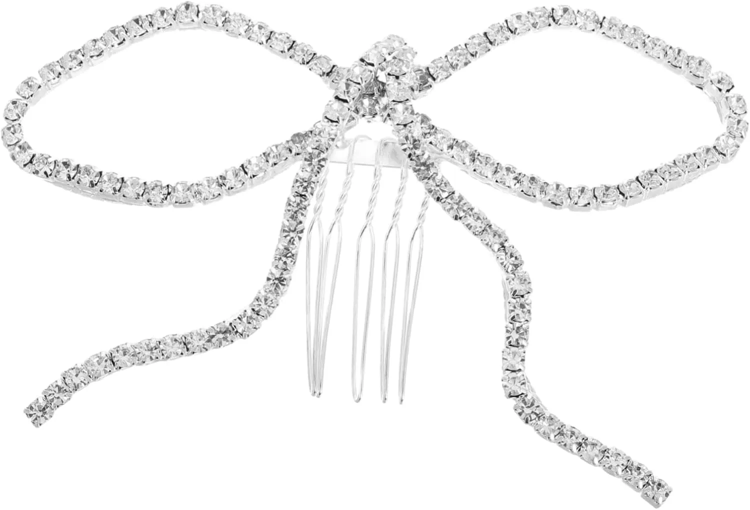 Elegant Rhinestone Hair Comb for Women Crystal Wedding Hair Accessories with Refined Back Design for Formal Events Versatile and Durable for Brides and Bridesmaids