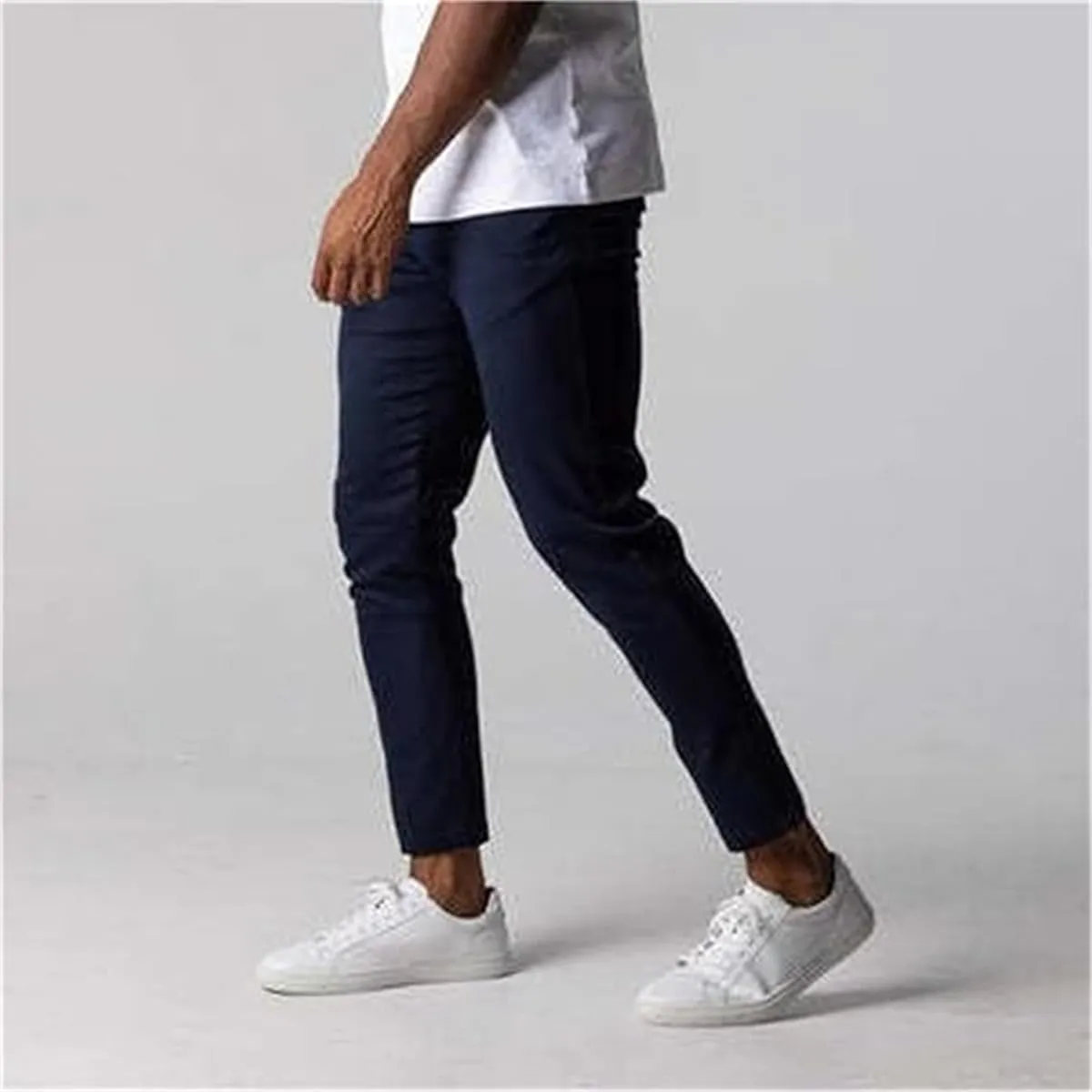 Foueo Active Chinos, Active Chinos Pants Men, Mens Dress Pants Casual Solid Trousers, Slim Fit Stretch Skinny Pants