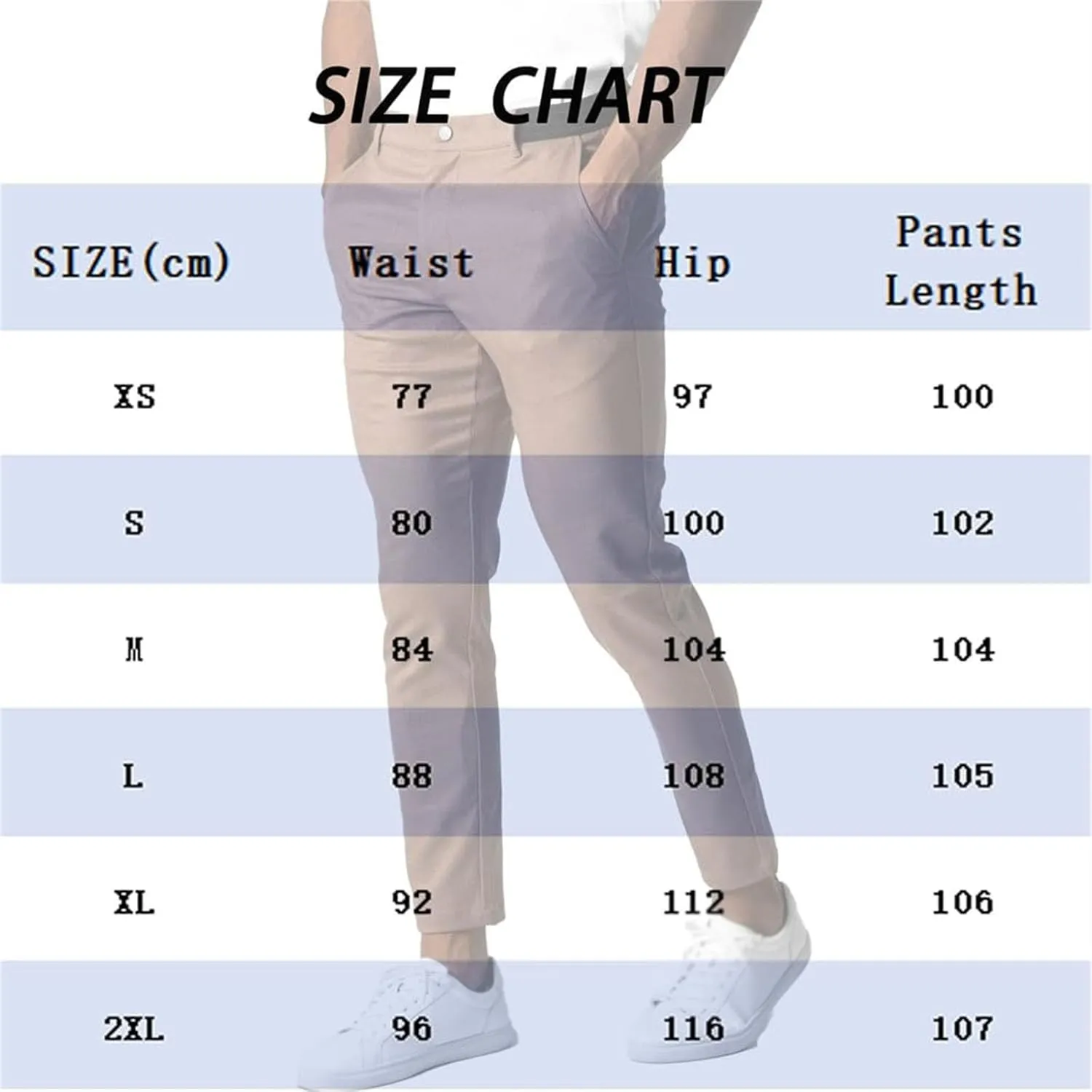 Foueo Active Chinos, Mens Chinos Slim Fit Stretch Skinny Tapered Dress Pants Casual Solid Trousers with Pockets