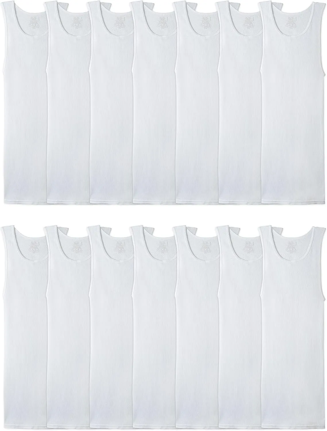Fruit of the Loom Men's Sleeveless Tag Free Moisture Wicking Tank A-Shirt