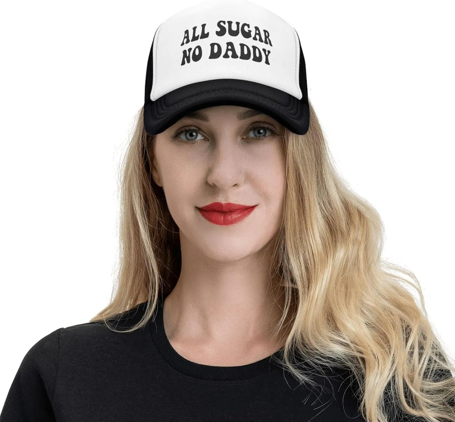 Funny Trucker Hats for Women Men Crazy Hats for Adults Black Dirty Inappropriate Trucker Hats Cute Bachelorette Hats