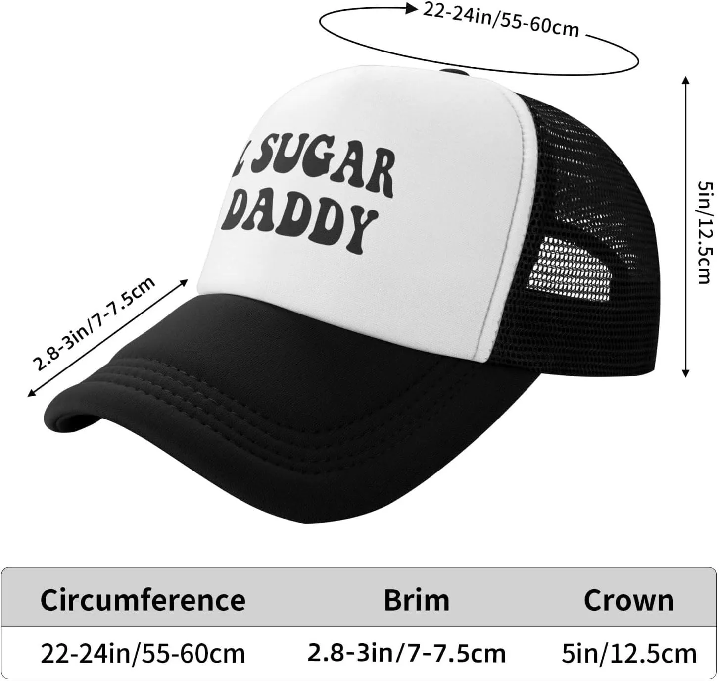 Funny Trucker Hats for Women Men Crazy Hats for Adults Black Dirty Inappropriate Trucker Hats Cute Bachelorette Hats