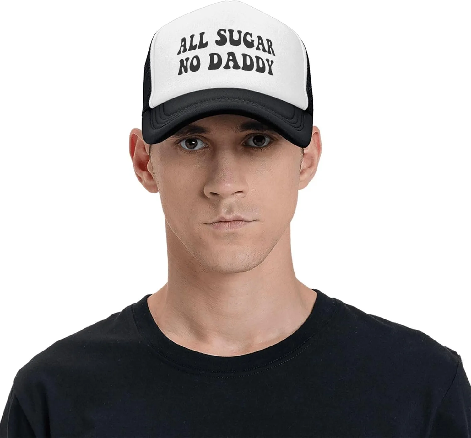 Funny Trucker Hats for Women Men Crazy Hats for Adults Black Dirty Inappropriate Trucker Hats Cute Bachelorette Hats