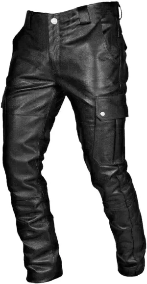 GIERIDUC Men's Faux Leather Pants Reversible Basketball Jerseys for Men Extra Long Lounge Pants Mens Athletic Dress Pants Men