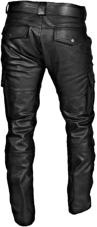 GIERIDUC Men's Faux Leather Pants Reversible Basketball Jerseys for Men Extra Long Lounge Pants Mens Athletic Dress Pants Men