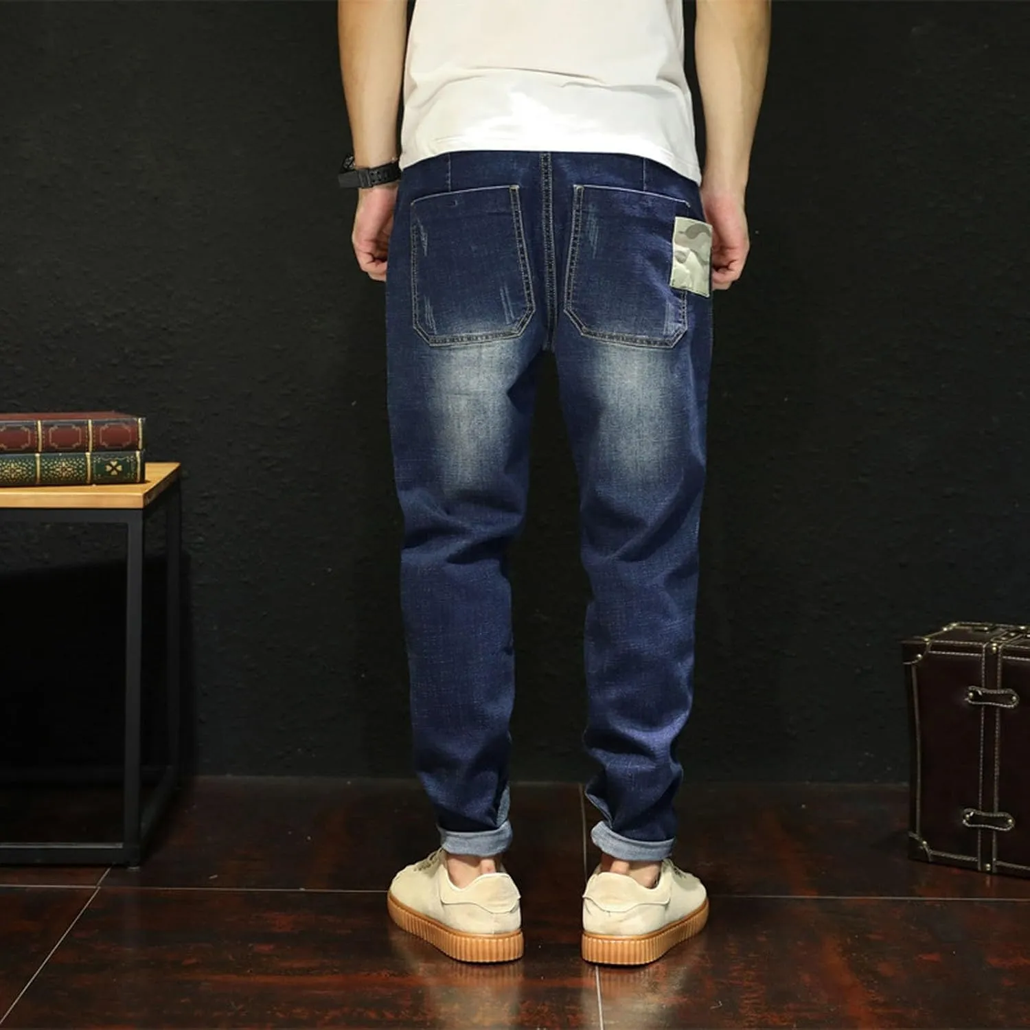 GIERIDUC Men's Traditional Plaid Chino Pants Men's Cargo Pants Relaxed Fit White Basketball Leggings Mens Sweatpants Pockets