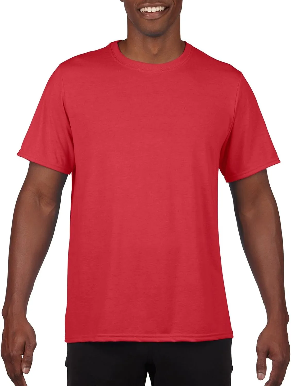 Gildan Men's Moisture Wicking Polyester Performance T-Shirt, 2-Pack