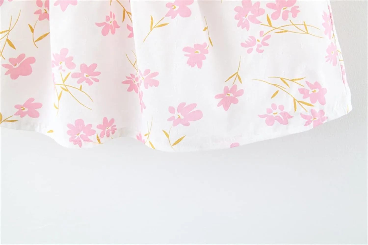 Girls Summer Dress Infant Floral Suspenders Dress Baby Princess Outfits Clothes Hat Girls Dress Kids for 1-4 Years