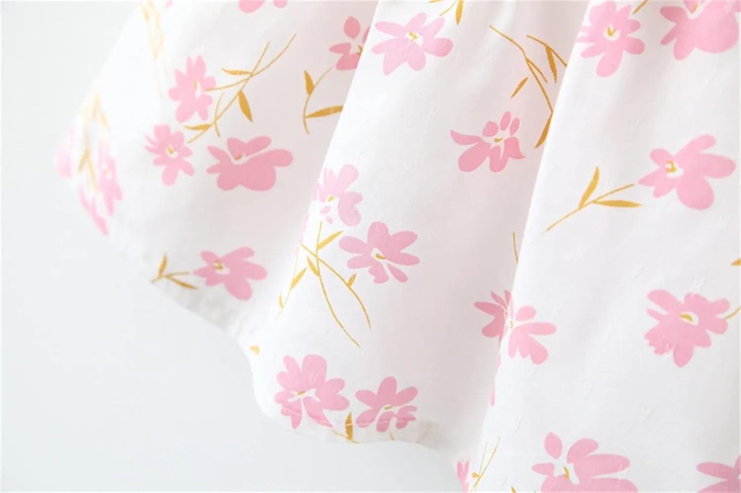 Girls Summer Dress Infant Floral Suspenders Dress Baby Princess Outfits Clothes Hat Girls Dress Kids for 1-4 Years