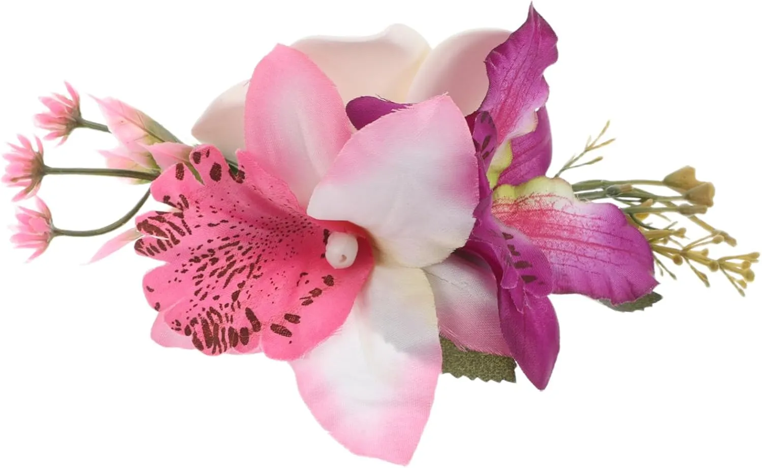 Hawaiian Plumeria Flower Hair Clips with Pearl Accent Tropical Hair Accessories for Women for Beach Parties Weddings and Vacations Stylish Floral Alligator Clips