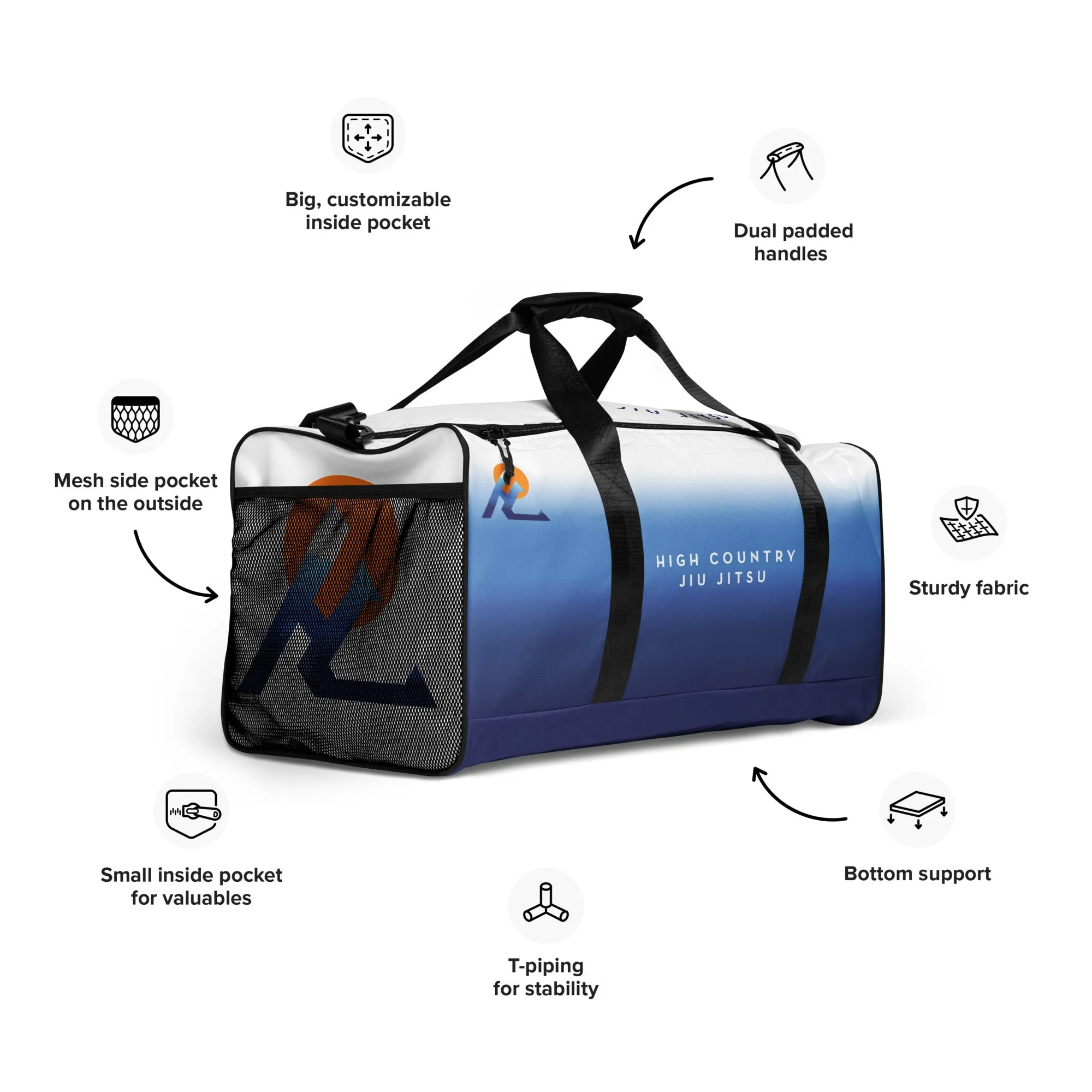 High Country Jiu Jitsu Duffle bag