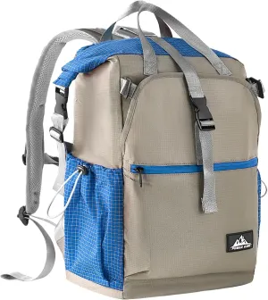 Hiking Backpack 35L, Lightweight Portable Backpacks,Water-resistant UHMWPE Casual Daypack Backpacks For Man Woman,Foldable Camping Backpack Fit For Hiking Camping Travel (Blue)