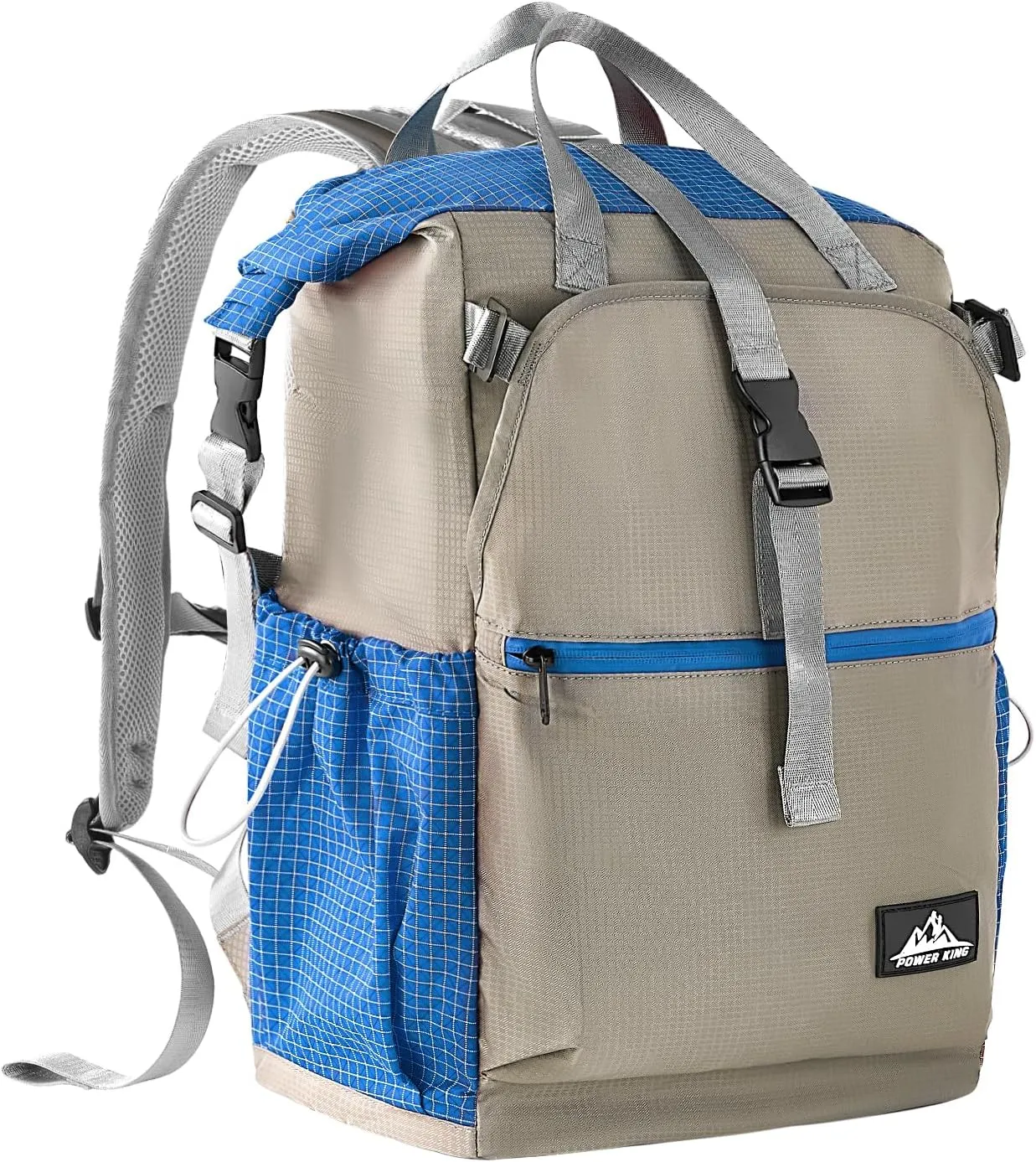Hiking Backpack 35L, Lightweight Portable Backpacks,Water-resistant UHMWPE Casual Daypack Backpacks For Man Woman,Foldable Camping Backpack Fit For Hiking Camping Travel (Blue)