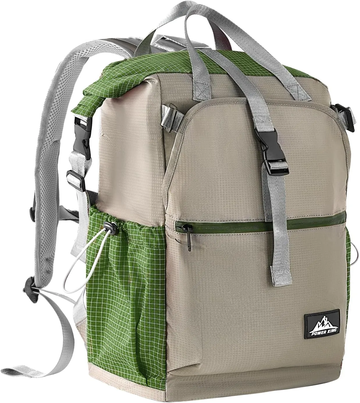 Hiking Backpack 35L, Lightweight Portable Backpacks,Water-resistant UHMWPE Casual Daypack Backpacks For Man Woman,Foldable Camping Backpack Fit For Hiking Camping Travel (Green)