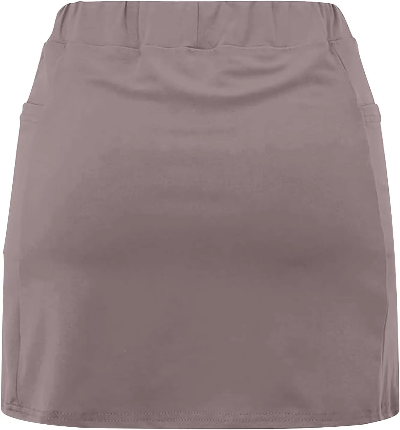 hlysgo Womens Tennis Skort with Shorts High Waisted 2 in 1 Flowy Basic Versatile Skorts Plus Size Workout Athletic Shorts