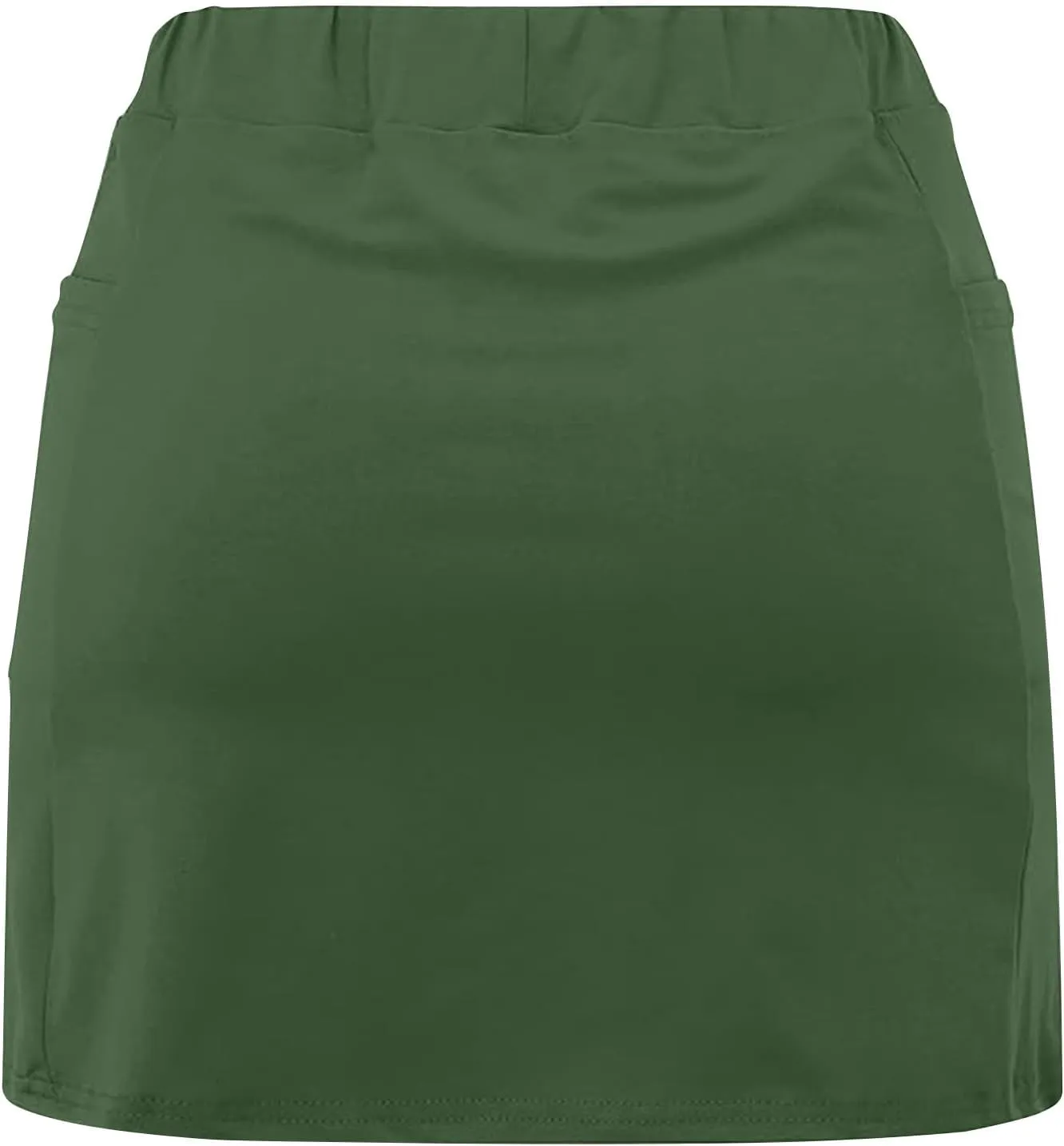 hlysgo Womens Tennis Skort with Shorts High Waisted 2 in 1 Flowy Basic Versatile Skorts Plus Size Workout Athletic Shorts