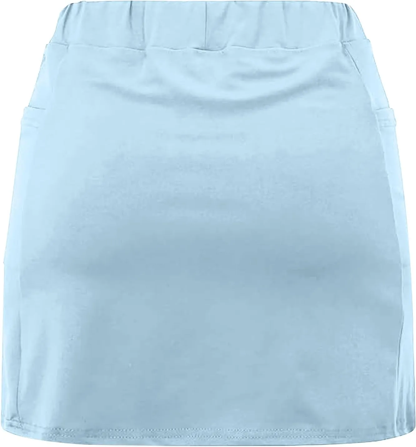hlysgo Womens Tennis Skort with Shorts High Waisted 2 in 1 Flowy Basic Versatile Skorts Plus Size Workout Athletic Shorts