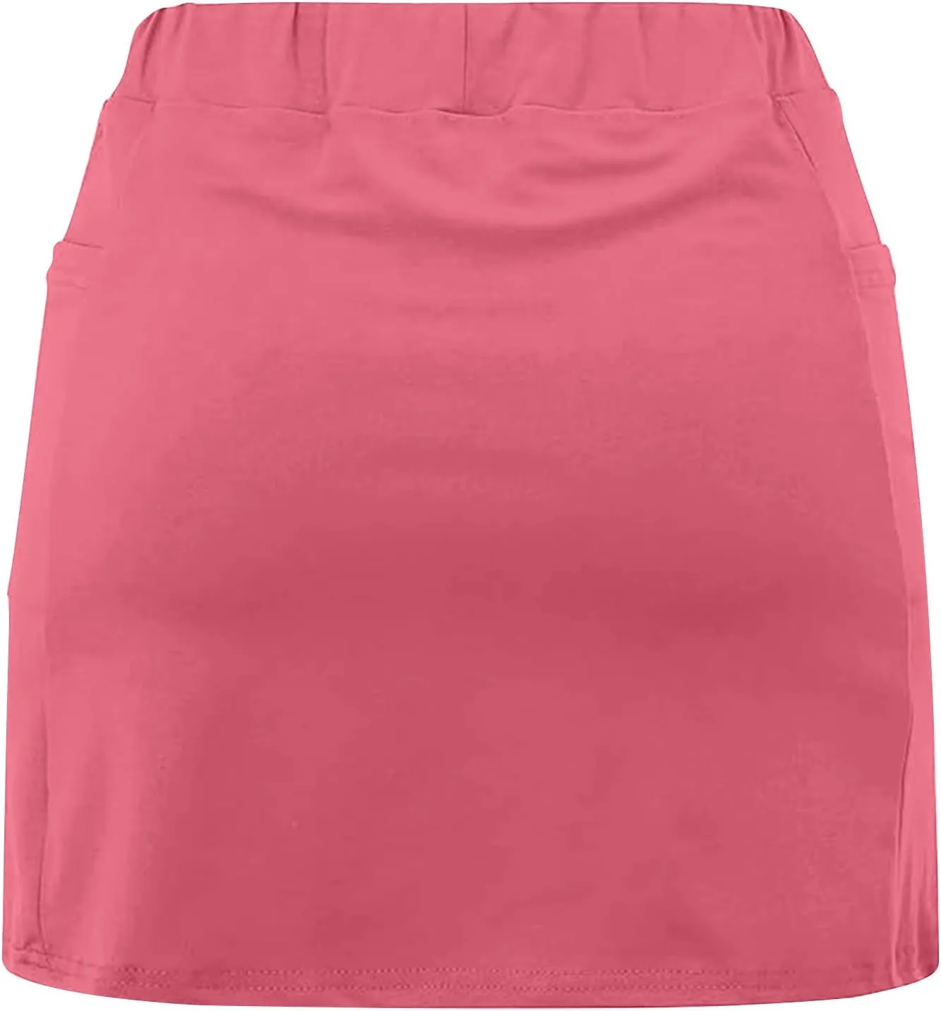 hlysgo Womens Tennis Skort with Shorts High Waisted 2 in 1 Flowy Basic Versatile Skorts Plus Size Workout Athletic Shorts