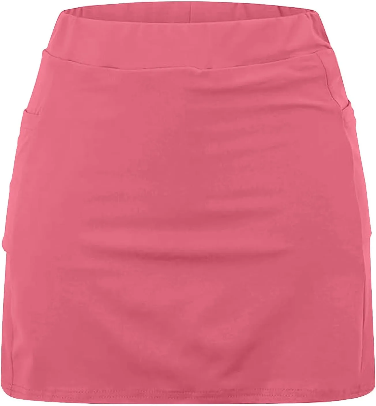 hlysgo Womens Tennis Skort with Shorts High Waisted 2 in 1 Flowy Basic Versatile Skorts Plus Size Workout Athletic Shorts