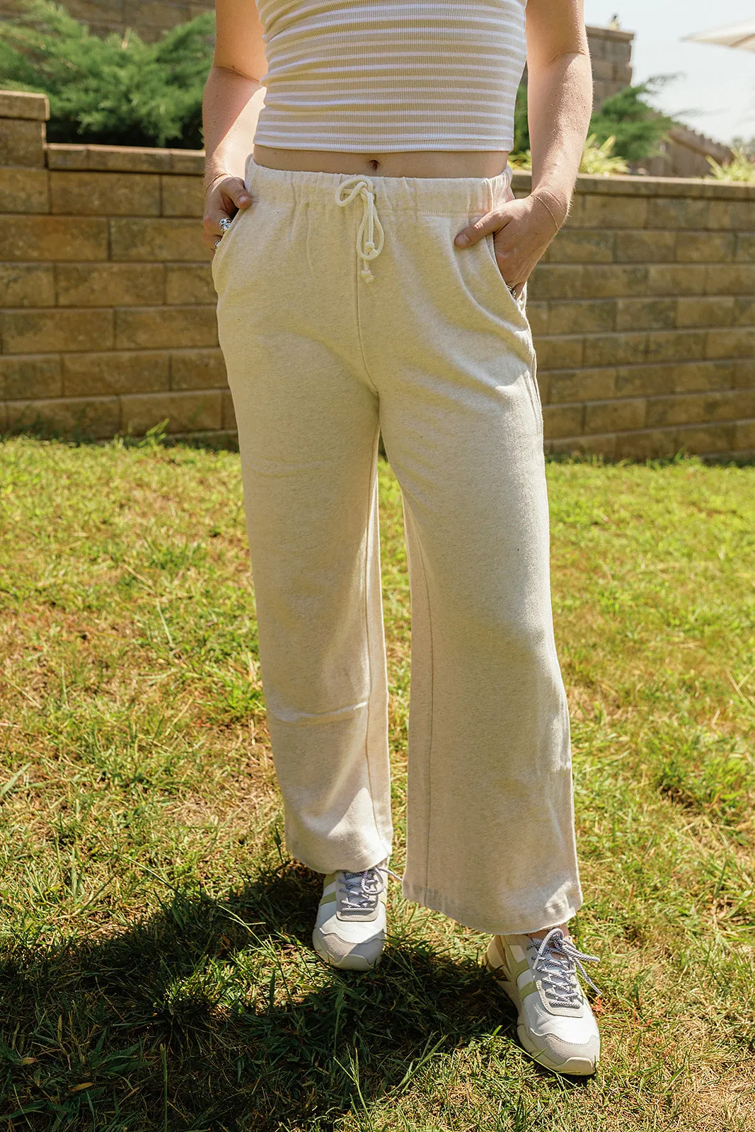 Huntington French Terry Pant Oatmeal Heather