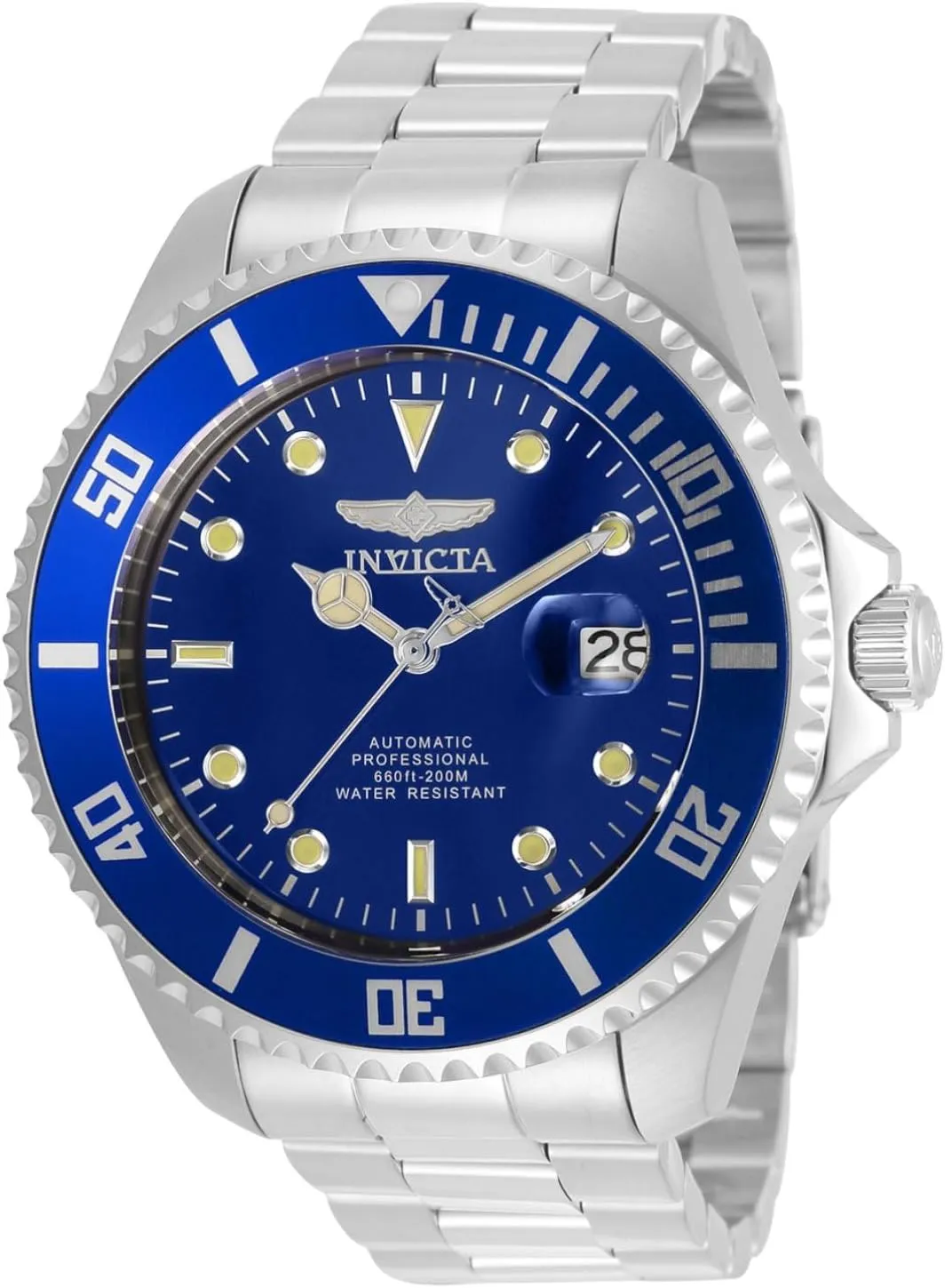 Invicta Automatic Pro Diver Stainless Steel Watch