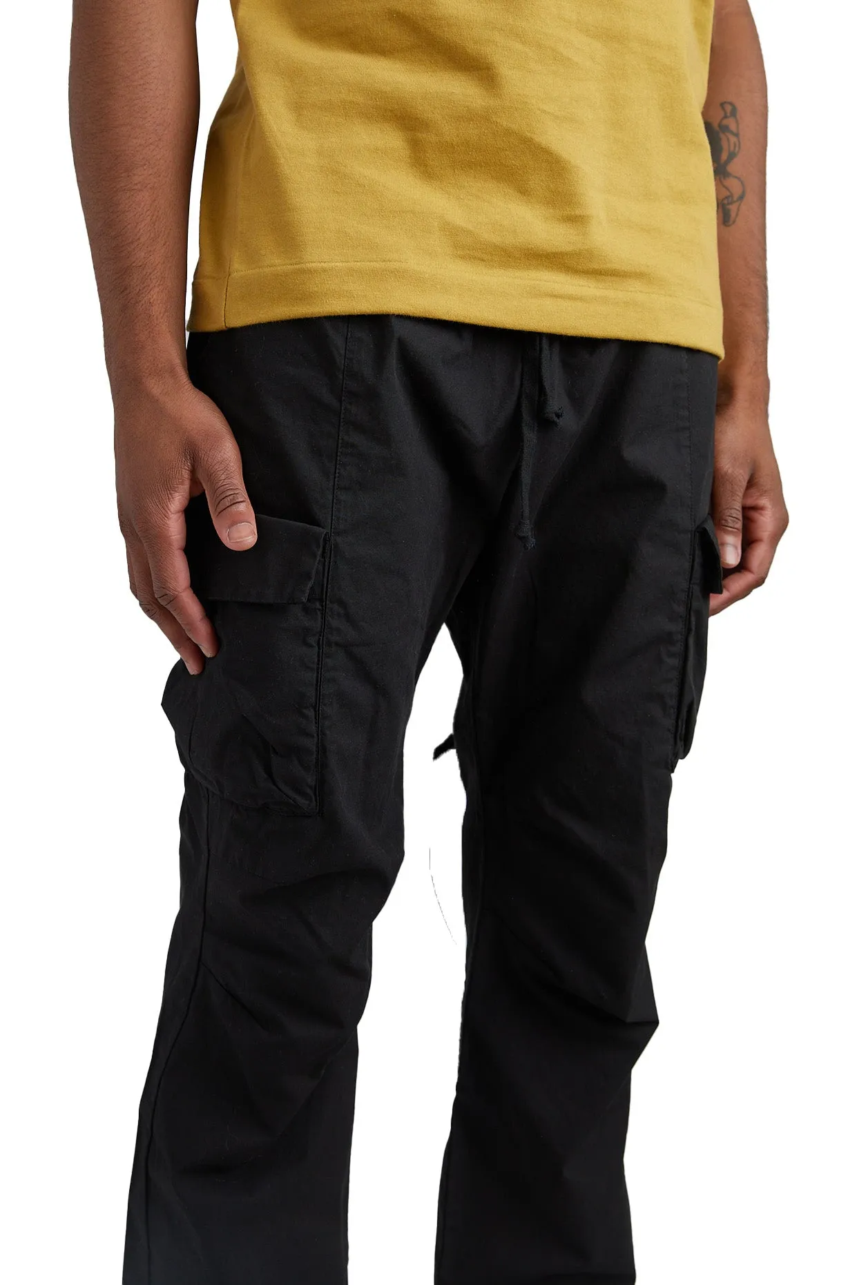John Elliott Back Sateen Cargo Pants 'Black'