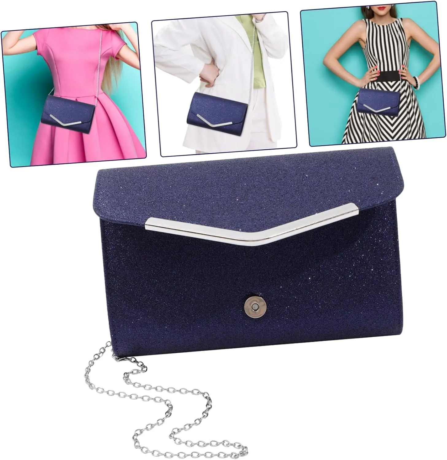 KESYOO Handbag Dress Purses for Women Evening Wedding Clutch Evening Purses Fashionable Clutch Wedding Purses
