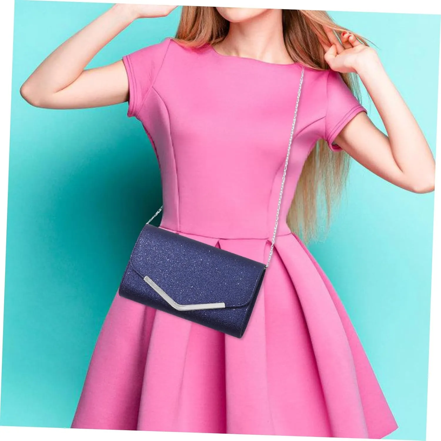 KESYOO Handbag Dress Purses for Women Evening Wedding Clutch Evening Purses Fashionable Clutch Wedding Purses