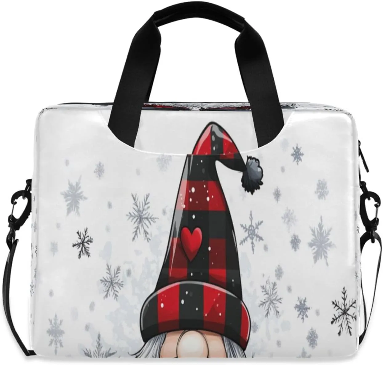 Laptop Bag for Women - Fits 16 inch with Laptop Compartment Carrying Messenger Sleeve with Strap Professional Fashion Travel Purse for Business Office Bag The Bearded Dwarf