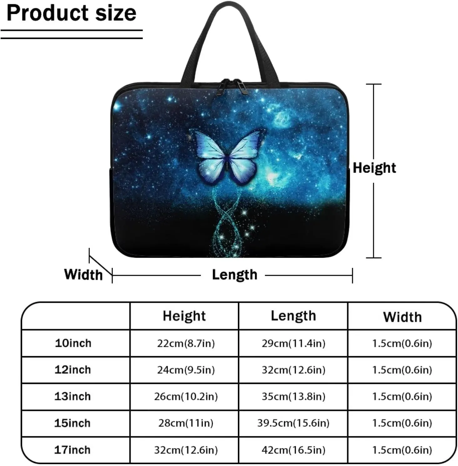 Laptop Case Sleeve,Laptop Bags Shockproof Protective Notebook Case, Briefcase Carrying Cover