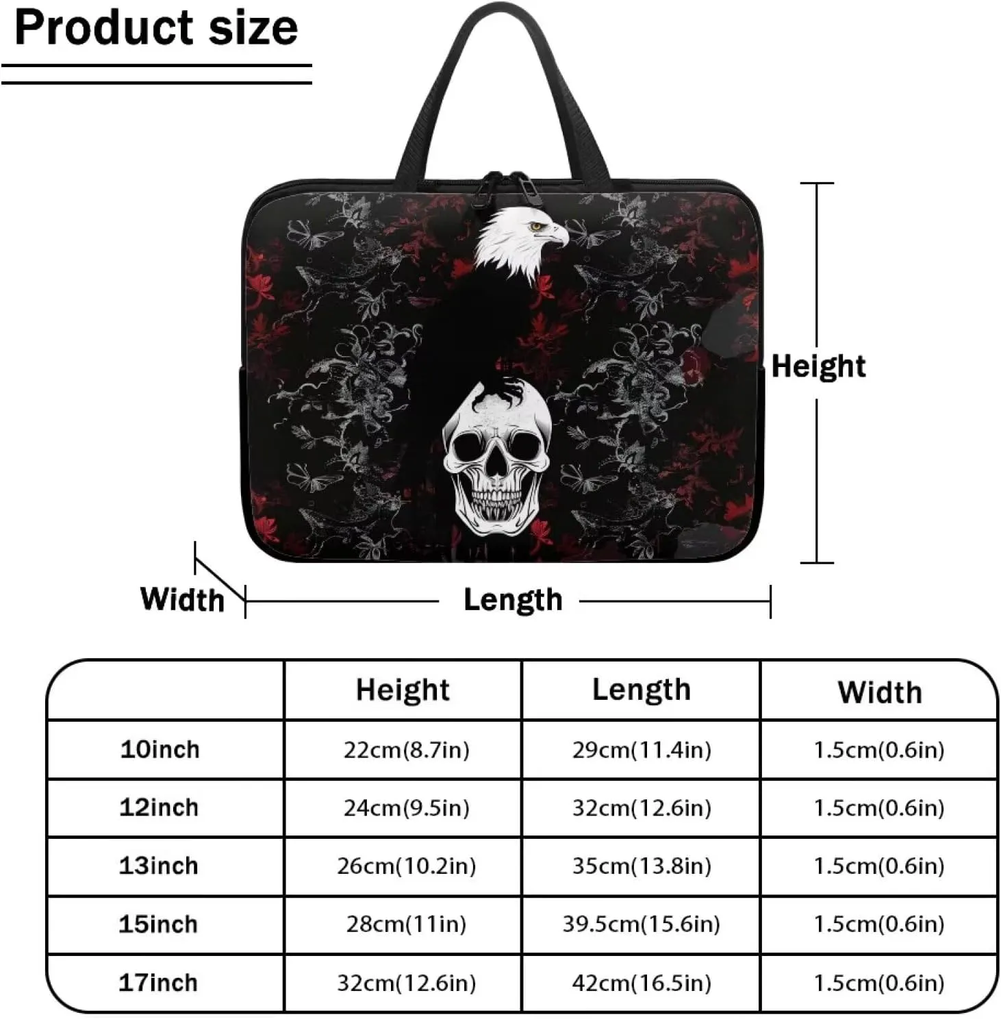 Laptop Case Sleeve,Laptop Bags Shockproof Protective Notebook Case, Briefcase Carrying Cover