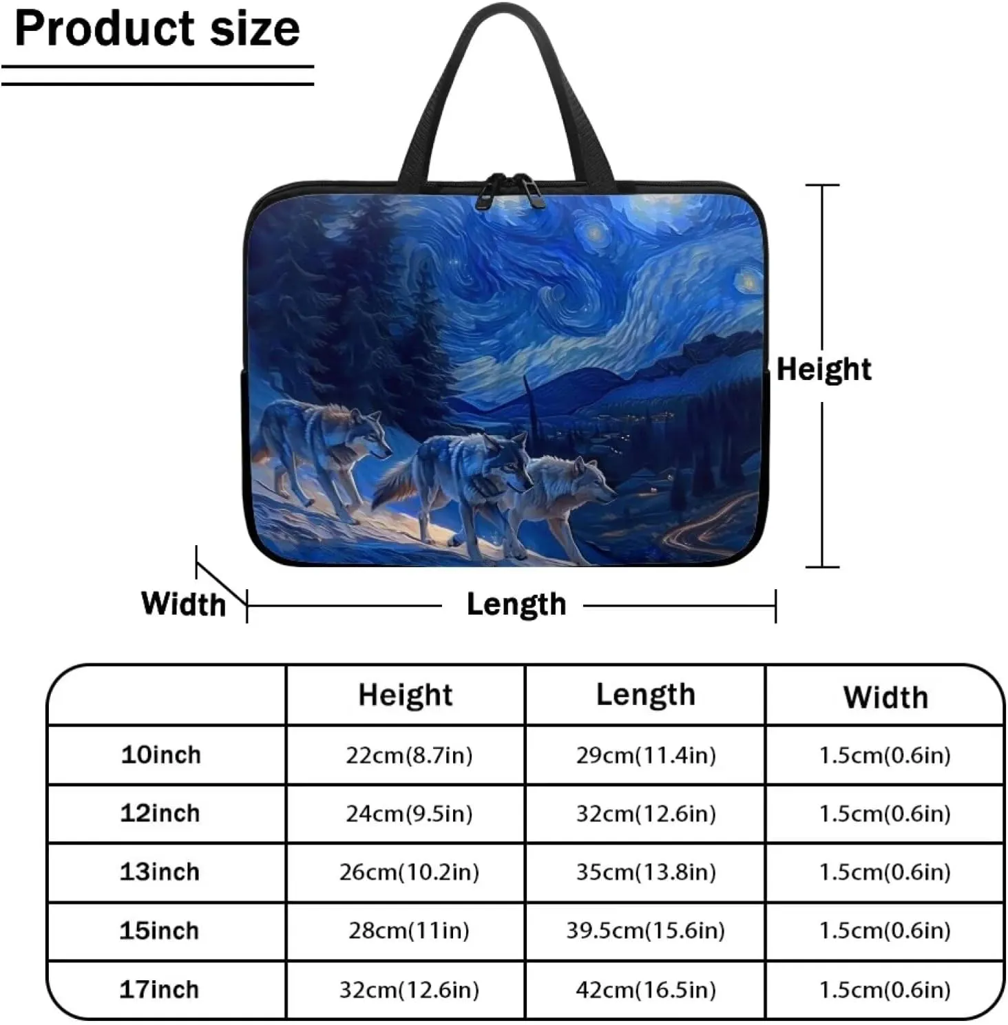 Laptop Case Sleeve,Laptop Bags Shockproof Protective Notebook Case, Briefcase Carrying Cover