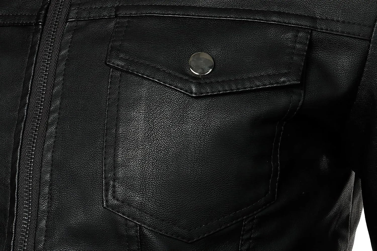Leather Jacket Mens Motorcycle Biker Jackets