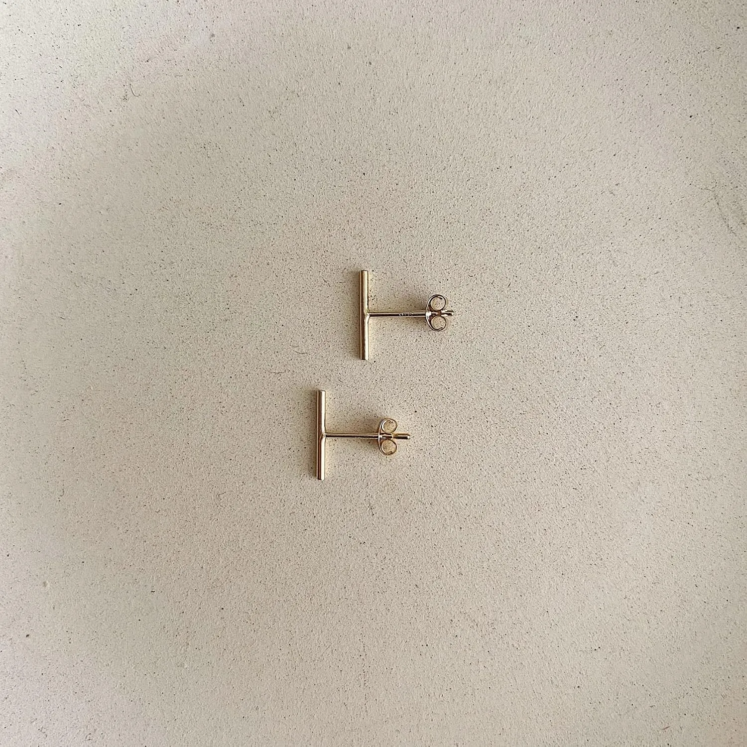 LIMITED SALE 14K Gold Filled Bar Stud Earrings Tiny Stud Earrings Minimalist Posts Minimal Everyday earrings Sleeper earrings Friendship Couple Bridesmaids Wedding Gift Idea Birthday Christmas Gift